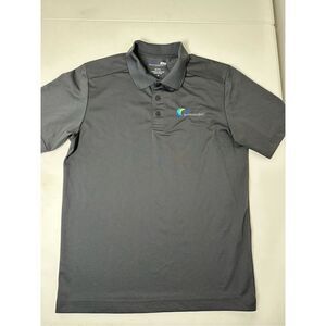 USP Technologies Polo Shirt Uniform Shirt Sleeve Gray Embroidered Logo Size M